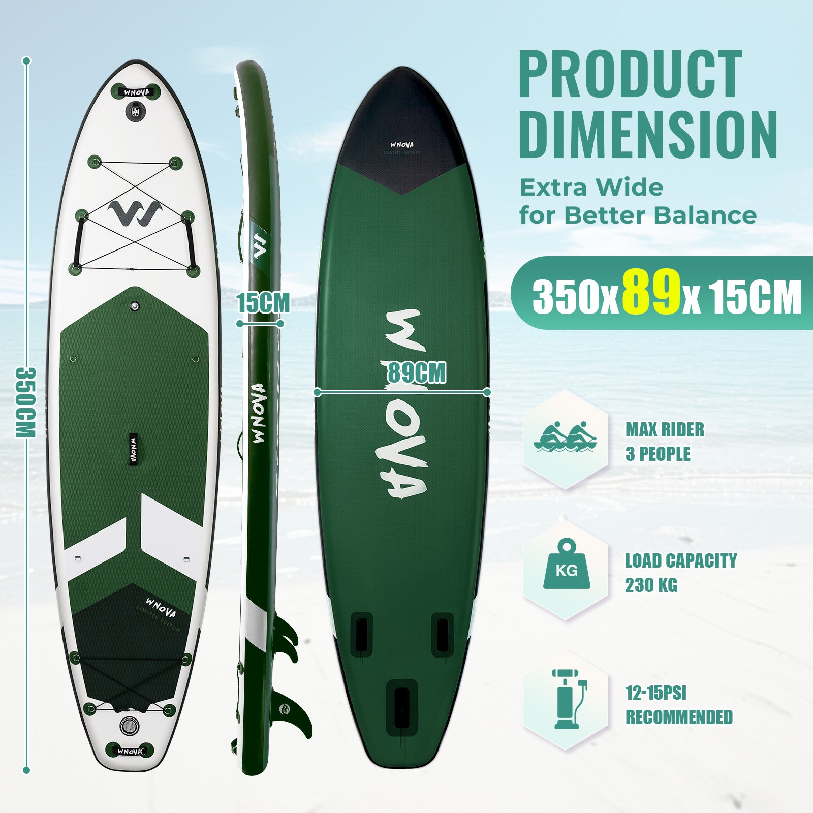 Paeloop Voyager SUP – Deck Grip and Carry Handle