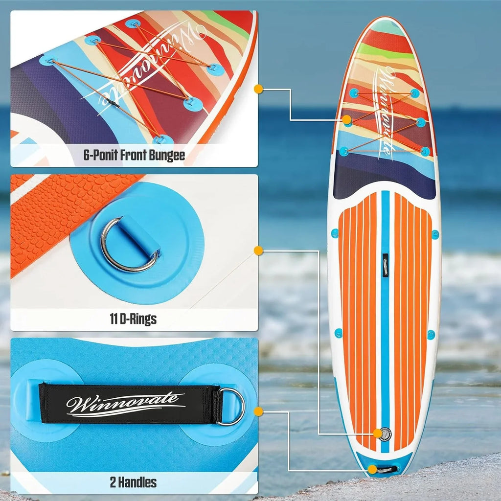 Paeloop Classic SUP – Fin and Bottom View