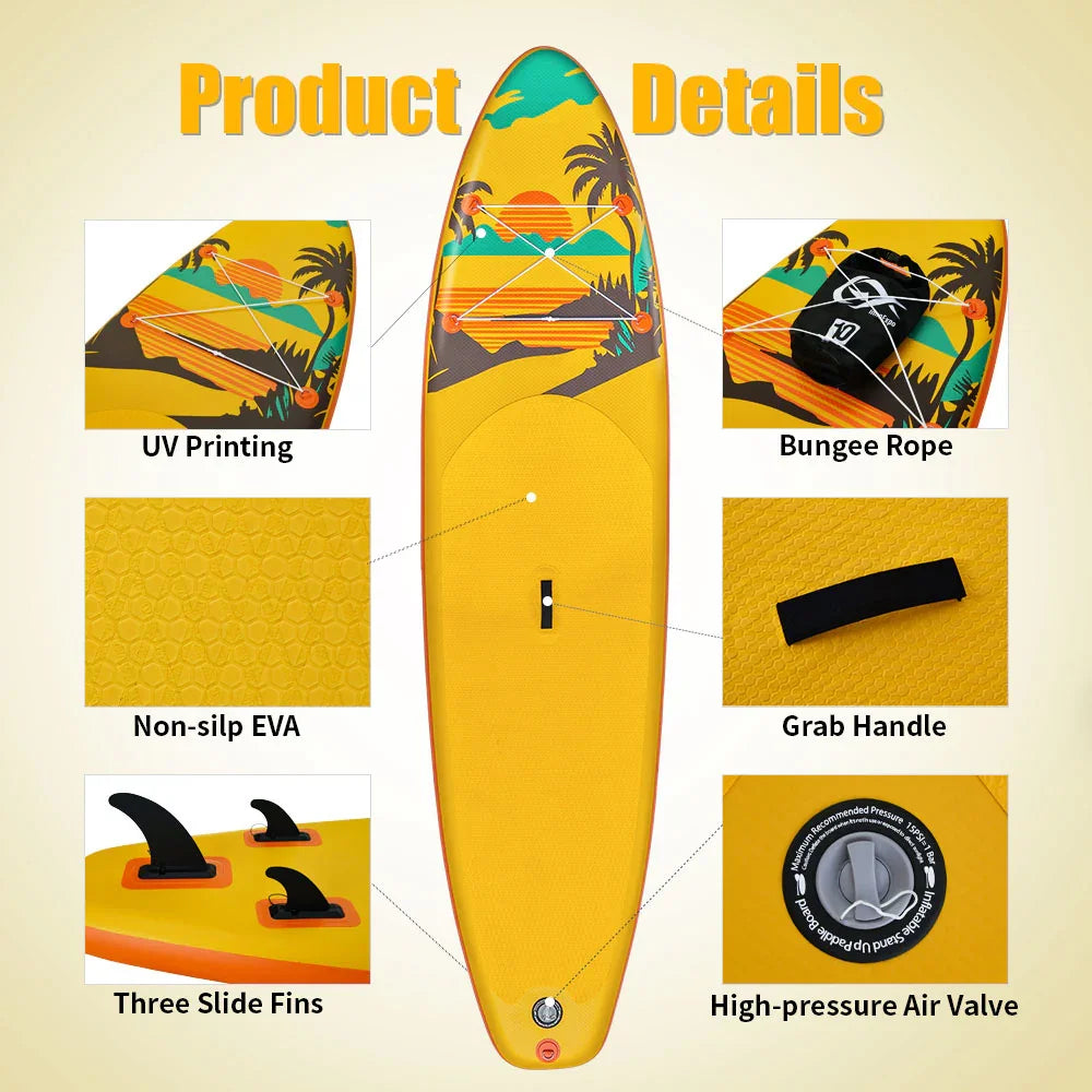 Paeloop SUP with Accessories – Adjustable Paddle Included