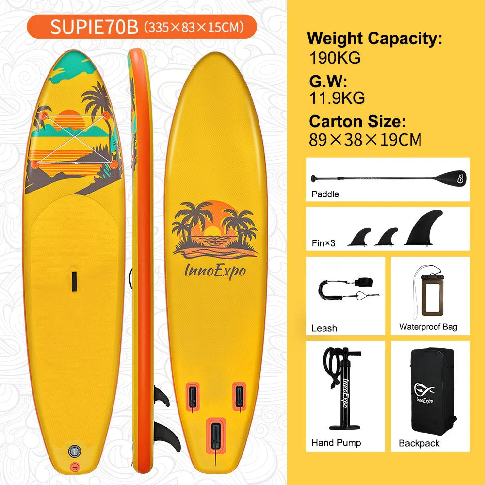 Paeloop SUP with Accessories – Safety Leash and D-Rings