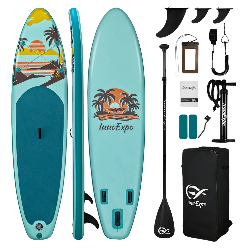 Paeloop 11'6" Inflatable SUP – 450 lbs Capacity Wide Deck