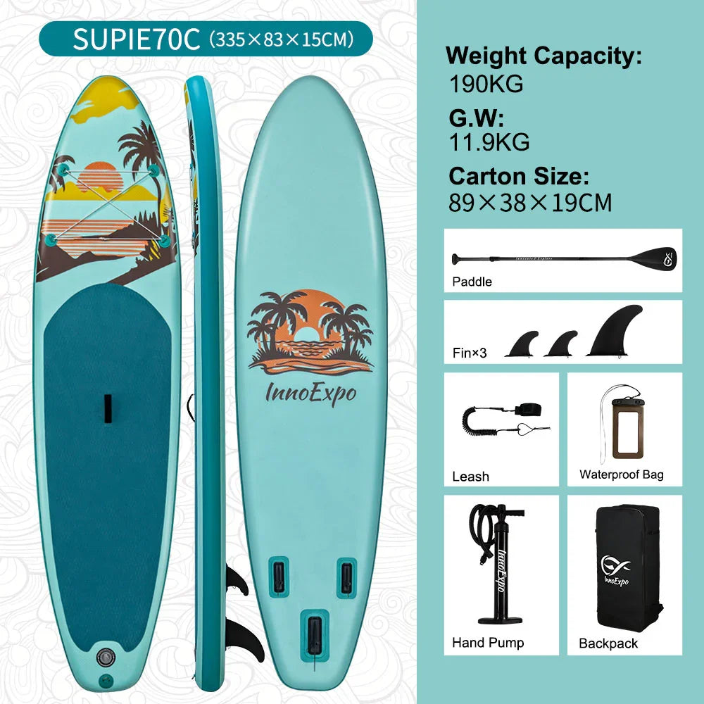 Paeloop 11'6" SUP – Rider Paddling on Calm Lake