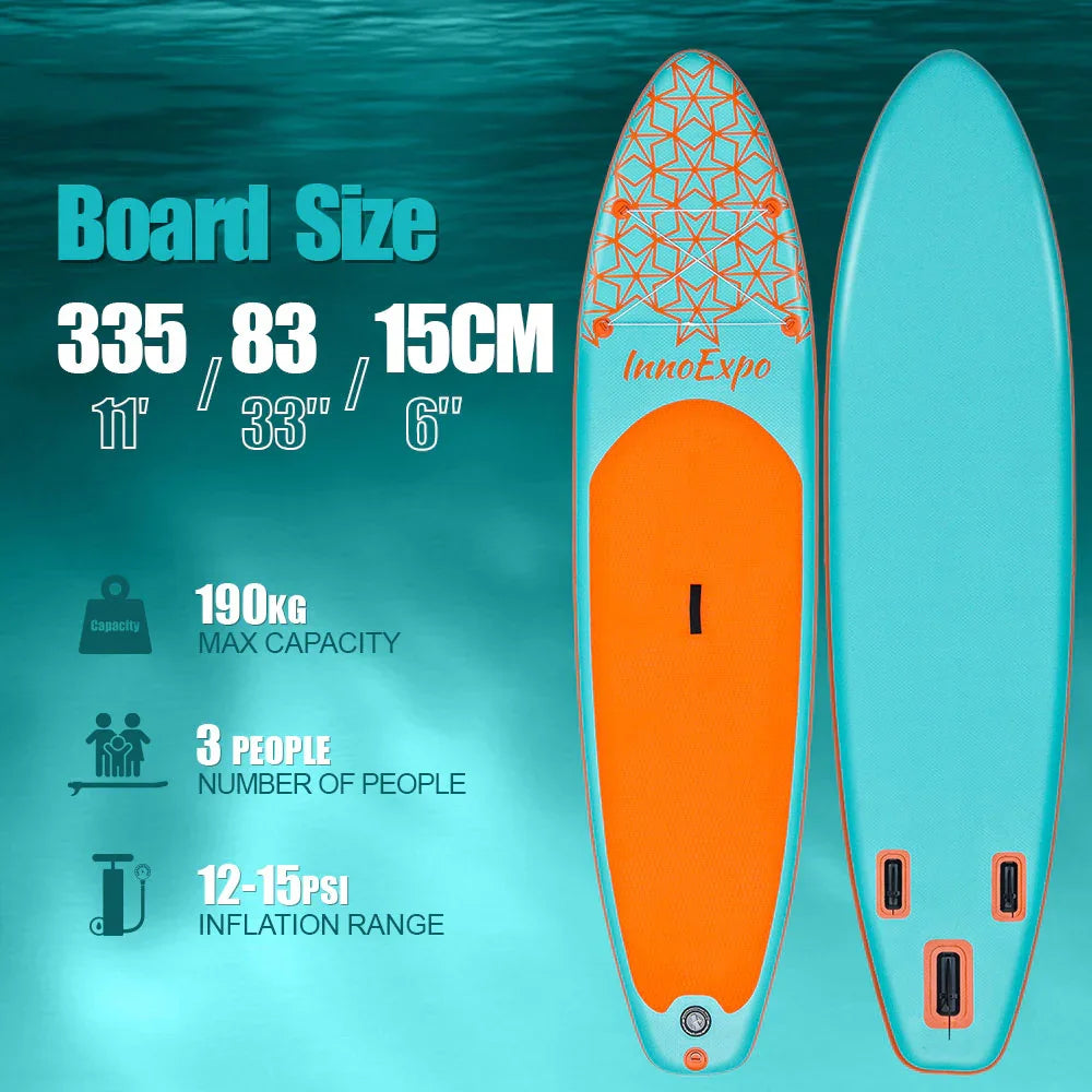 Paeloop Voyager SUP – Premium EVA Deck Grip Surface