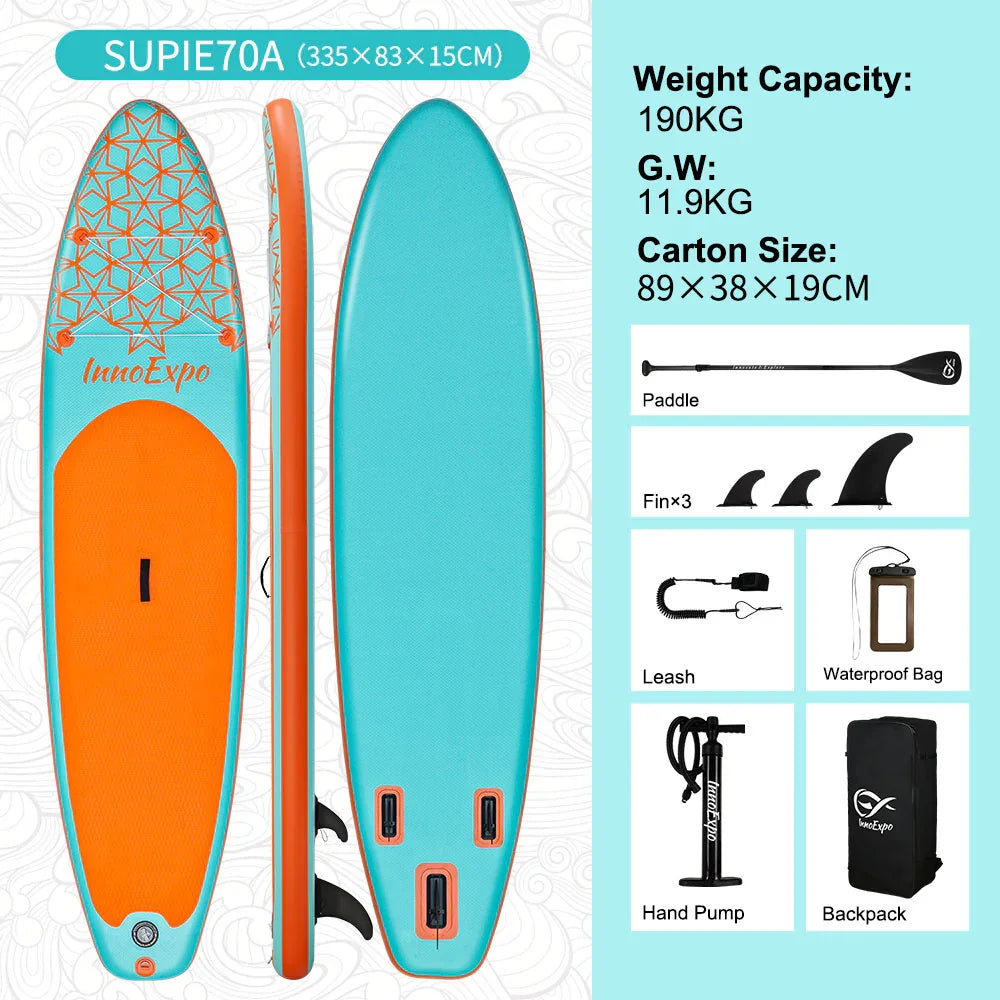 Paeloop Voyager SUP – Rider Touring on Open Water