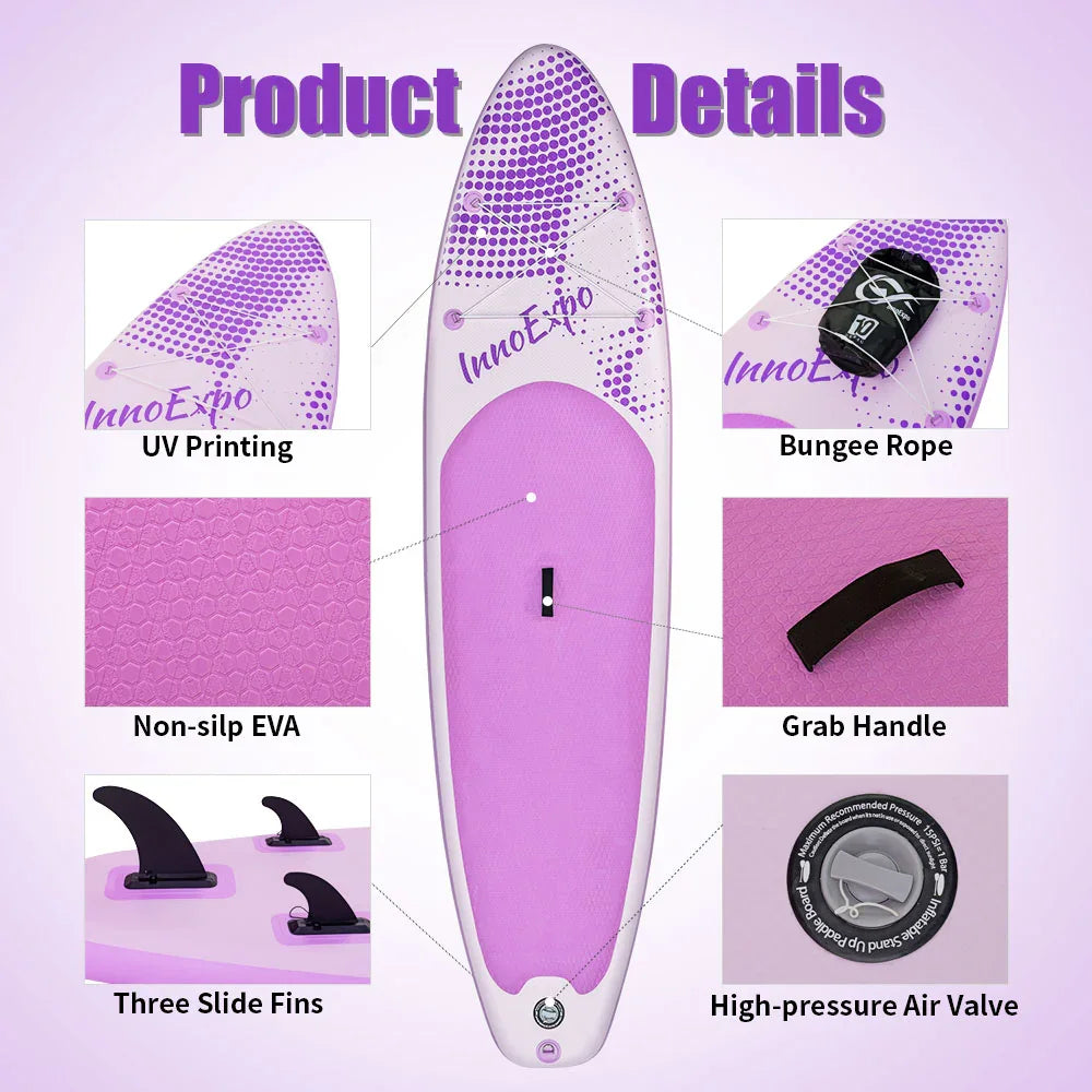 Paeloop Beach Cross SUP – Wide Stable Deck for Beginners
