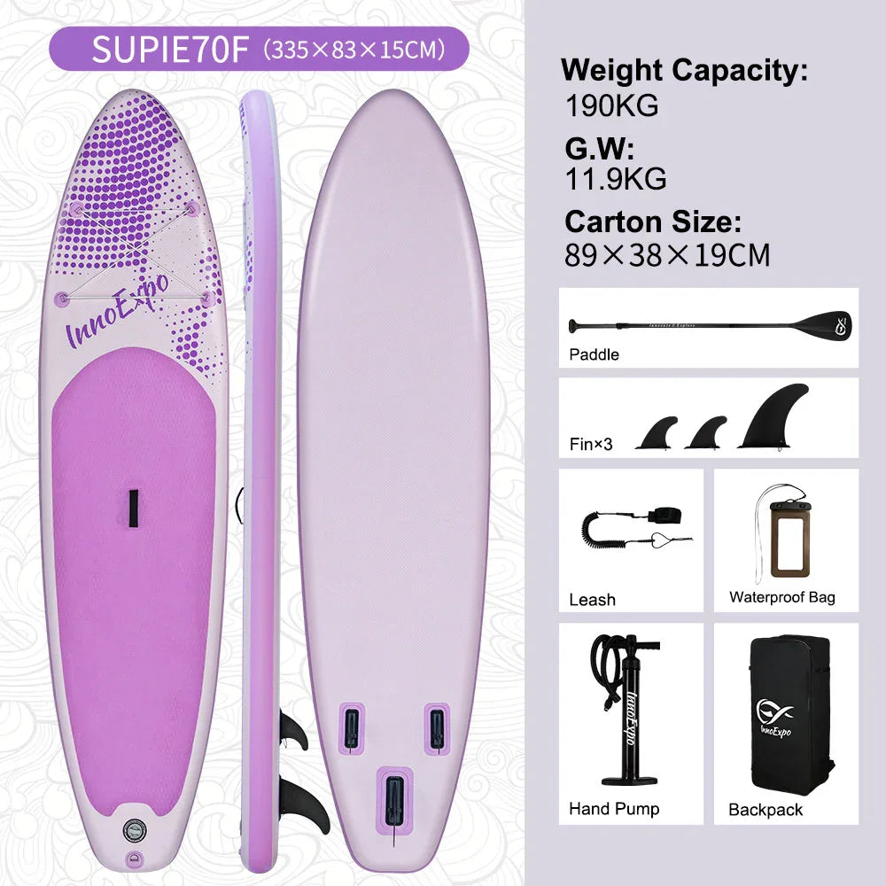 Paeloop Beach Cross SUP – Family Paddling on Beach