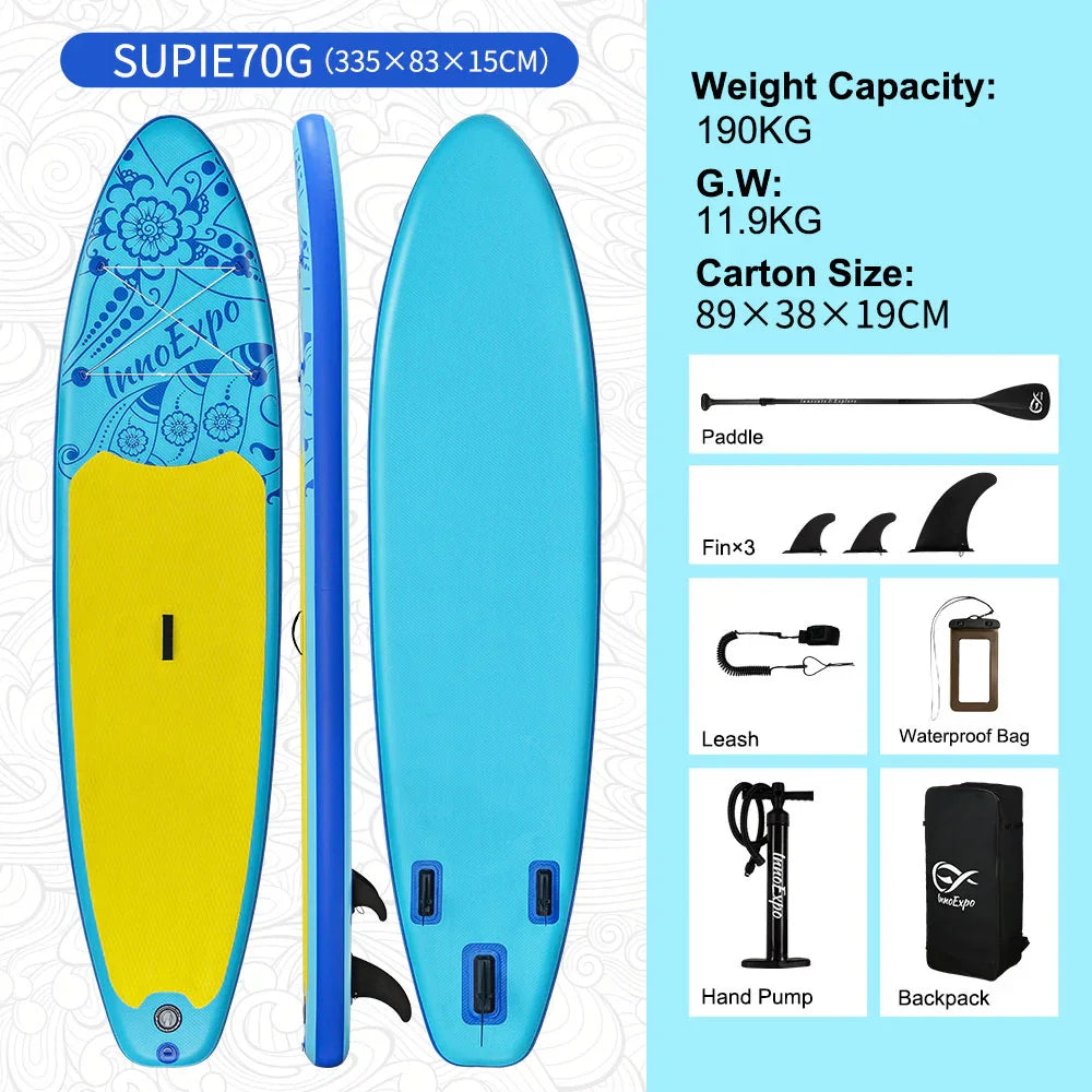 Paeloop Sports Cruiser SUP – Deck Bungee and Cargo Area