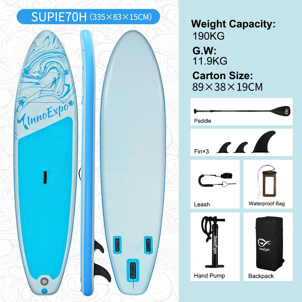 Paeloop Voyager SUP – Paddler on Calm Ocean
