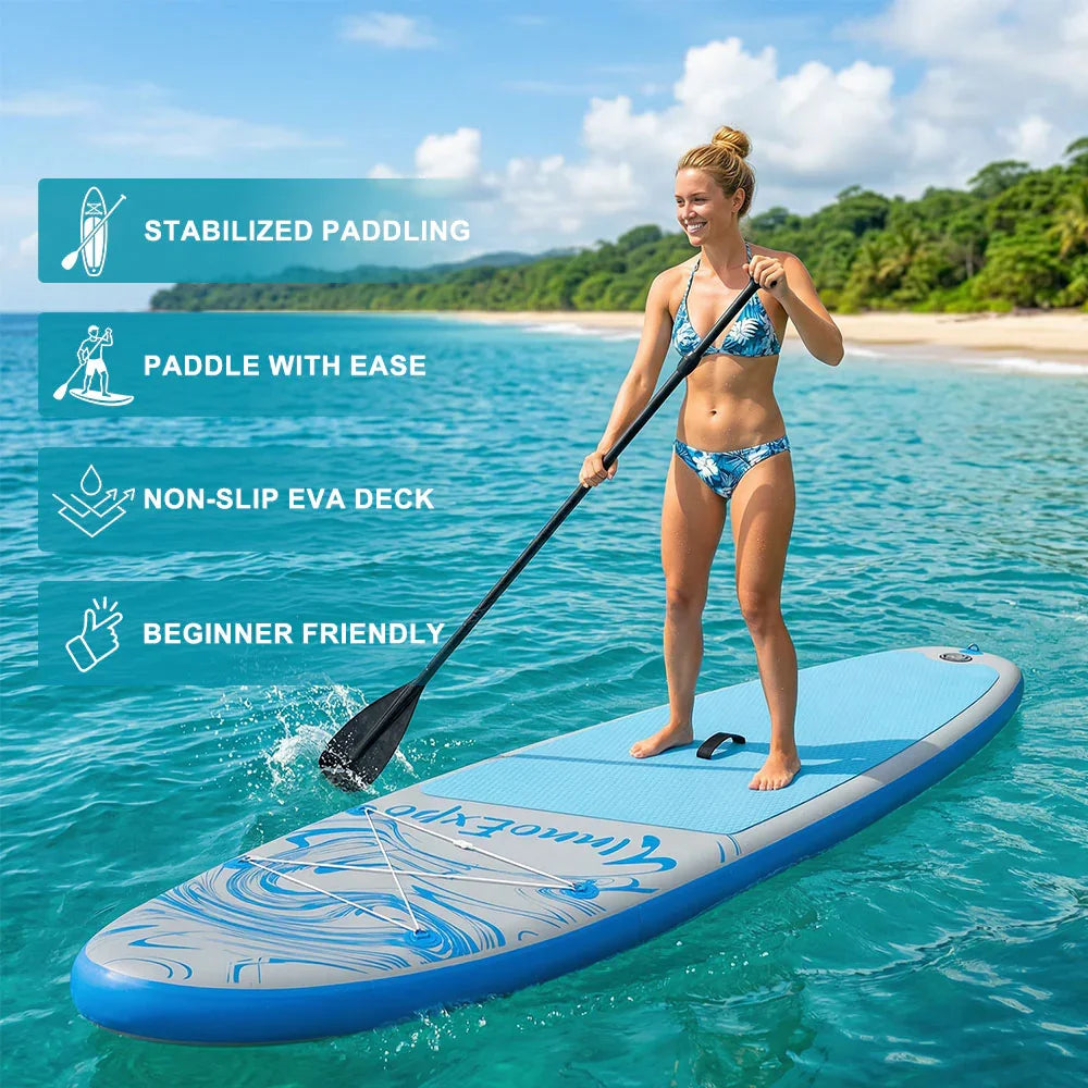 Paeloop Voyager SUP – Deflated Board Rolled Up