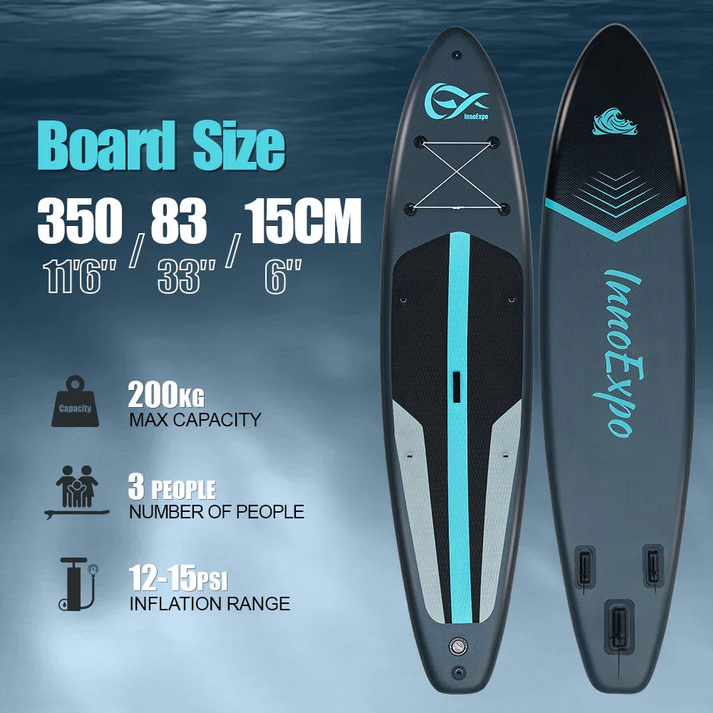 Paeloop Clipper SUP – Premium Deck Pad Surface